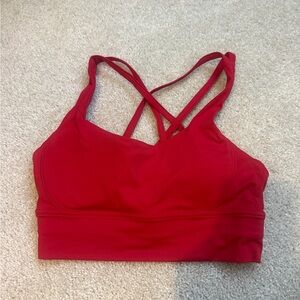 Women's Red Sports Bra